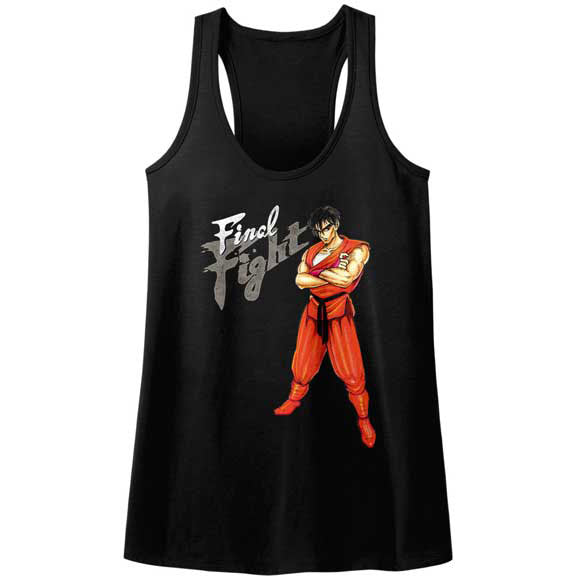 Final Fight (Video Game) Guy Womens Tank Front