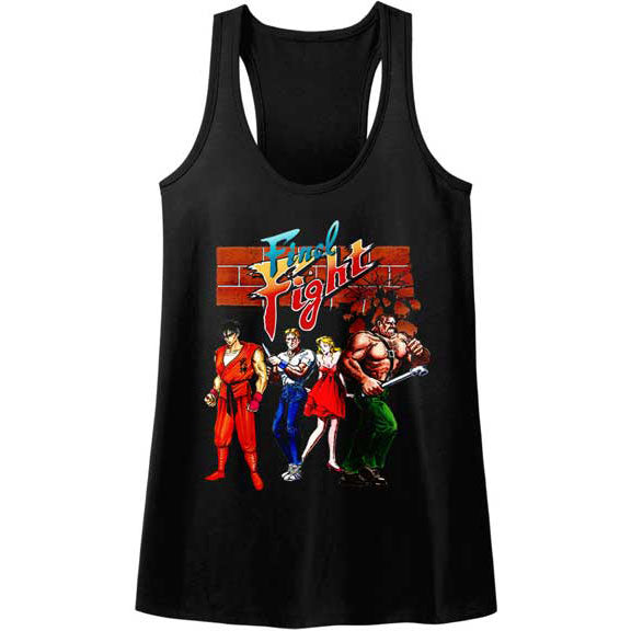 Final Fight (Video Game) FF Gang Womens Tank Front