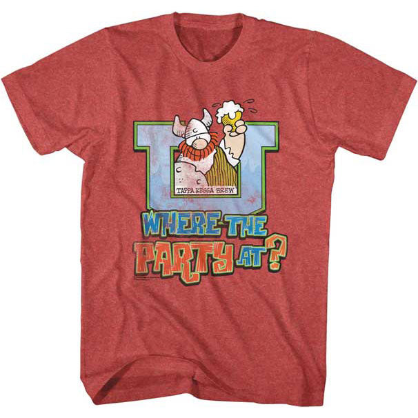 Hagar The Horrible Where The Party Slim Fit T-shirt Front