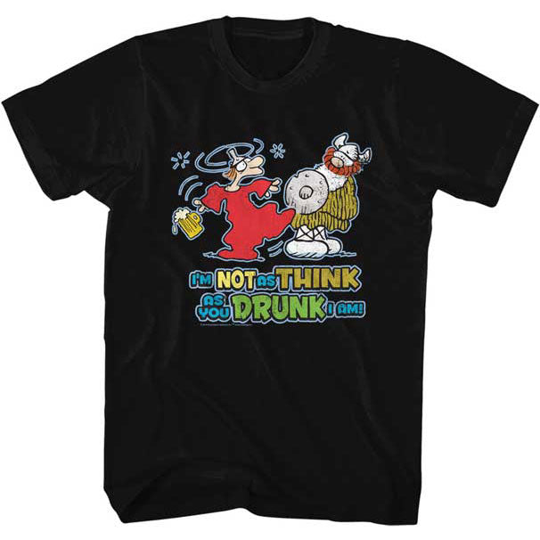 Hagar The Horrible I'm Not As Think Slim Fit T-shirt Front