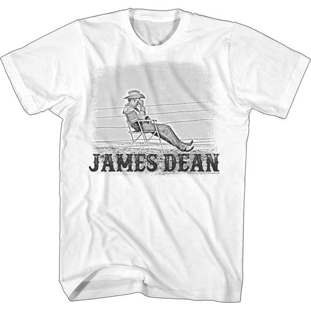 James Dean Chair/Fence Slim Fit T-shirt Front