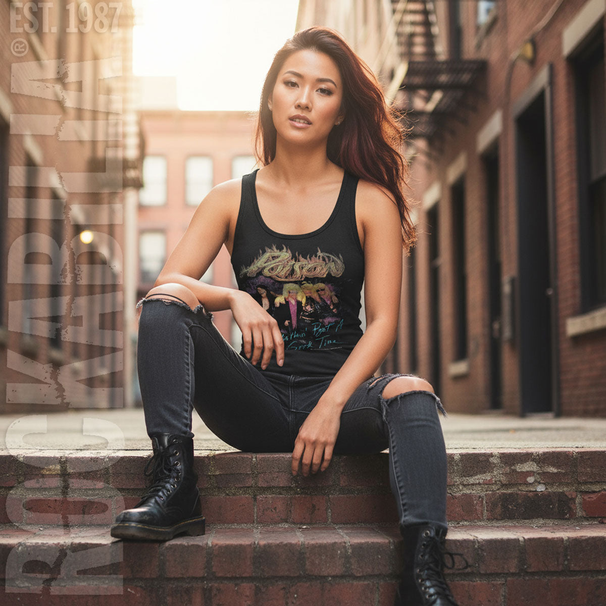 Poison Good Times Womens Tank Alt 2