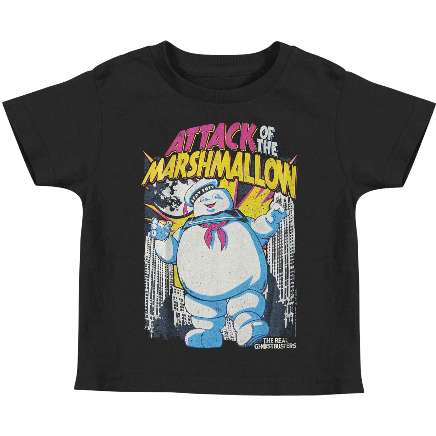 Ghostbusters Marshmallow Attacks Childrens T-shirt