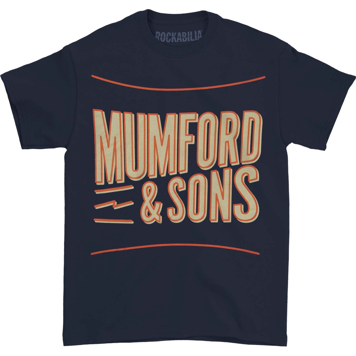 Mumford & Sons Retro Logo T-shirt Front