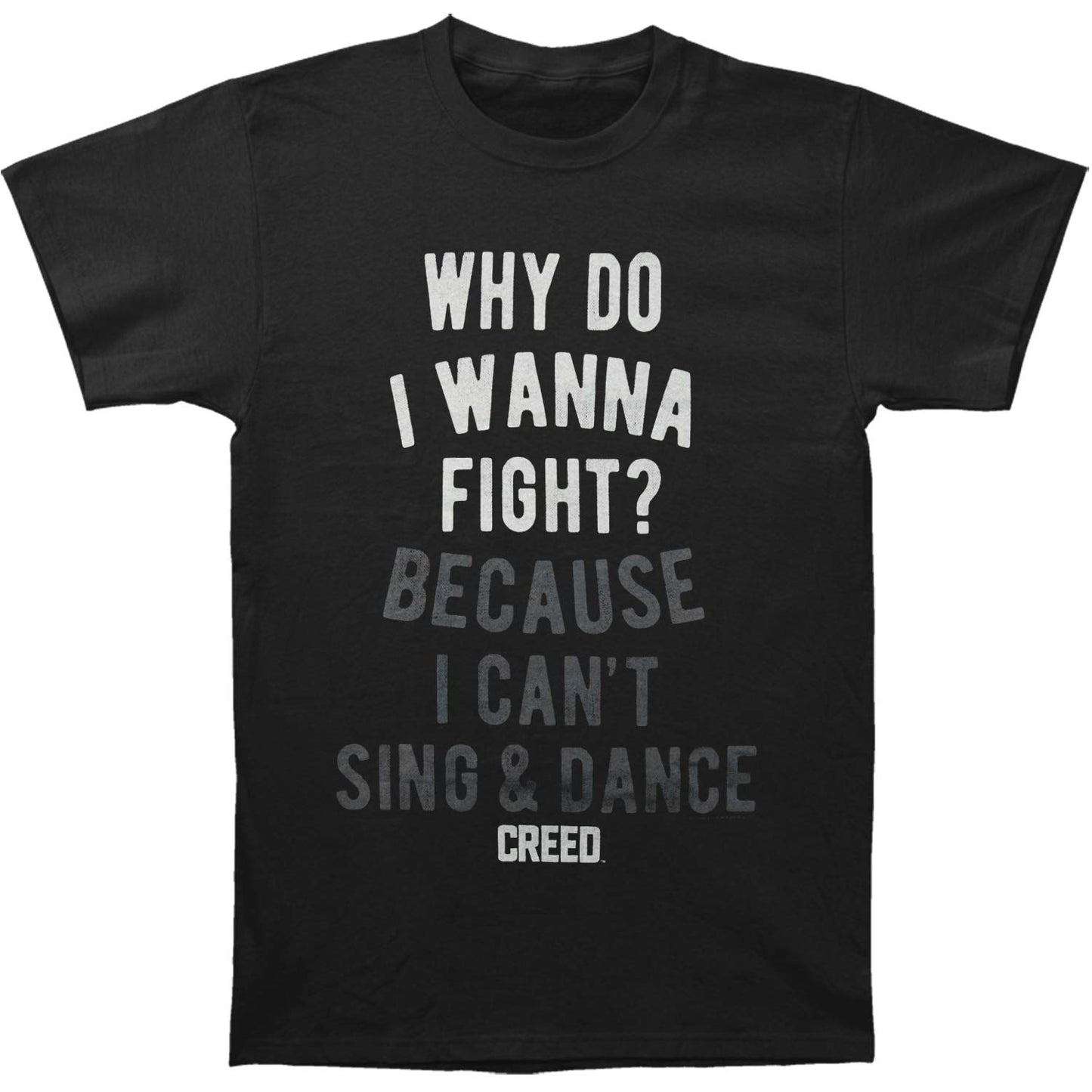 Creed (Movie) Wanna Fight T-shirt Front