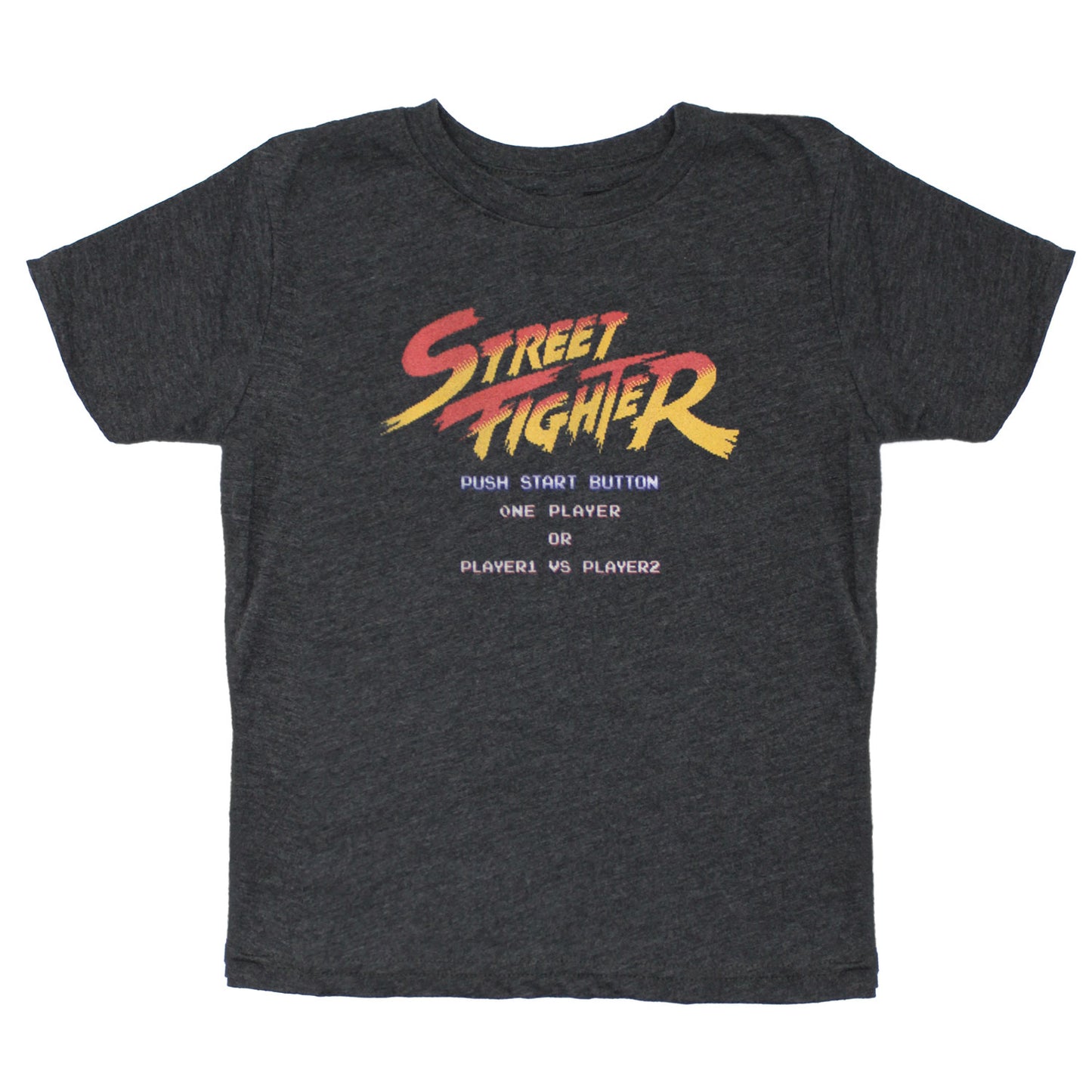 Street Fighter Start Screen Childrens T-shirt Front