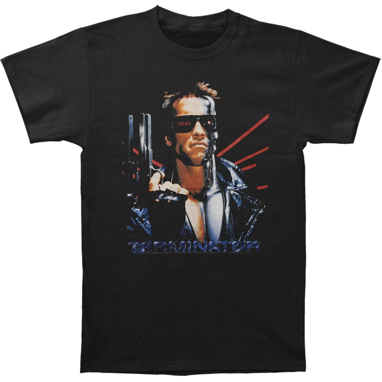 Terminator Laser Back T-shirt Front
