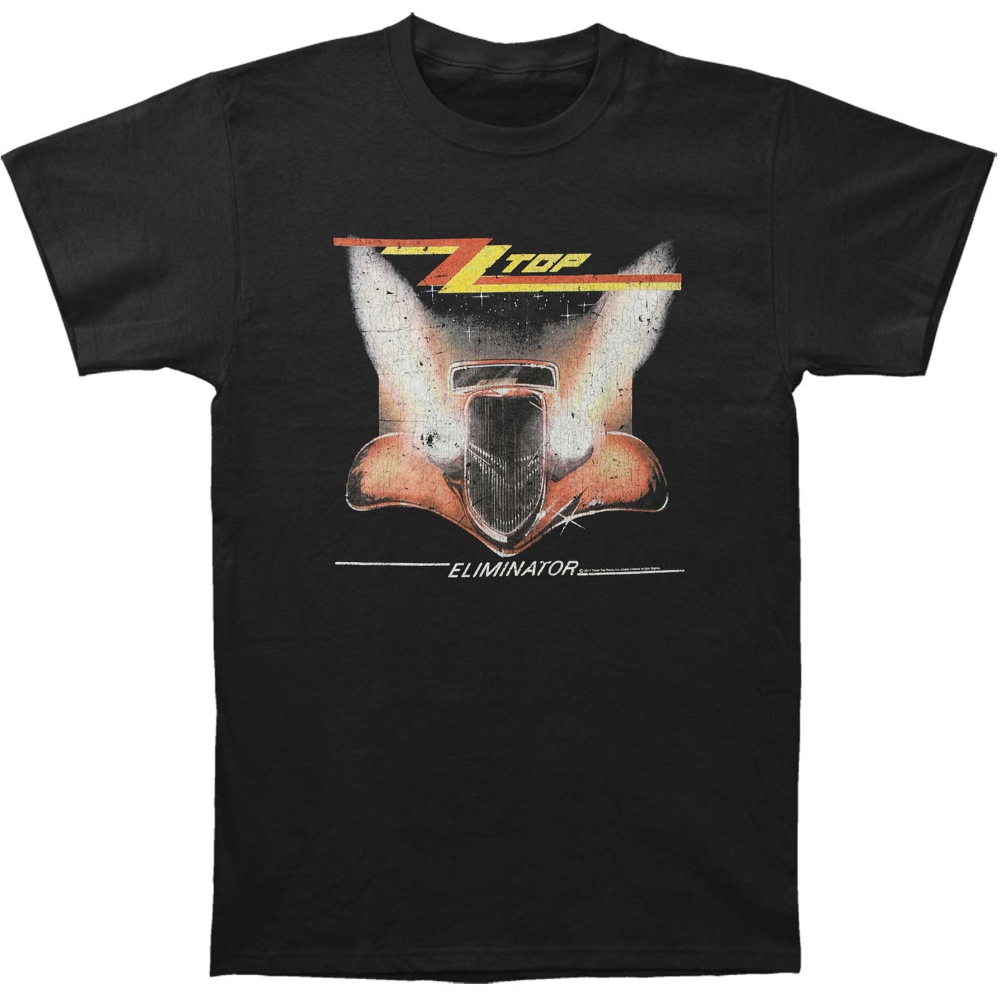 ZZ Top Crackle T-shirt Front