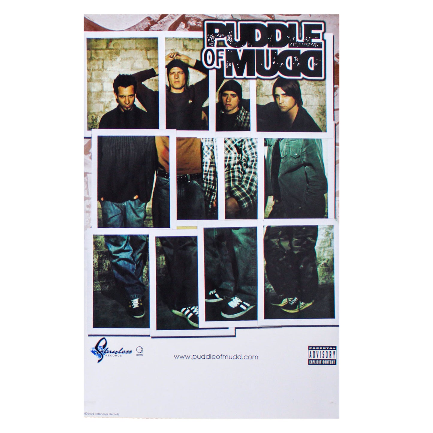 Puddle Of Mudd Concert Promo Poster Front