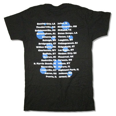 Buddy Guy Tour City Info Bossier City - Carmel T-shirt Back