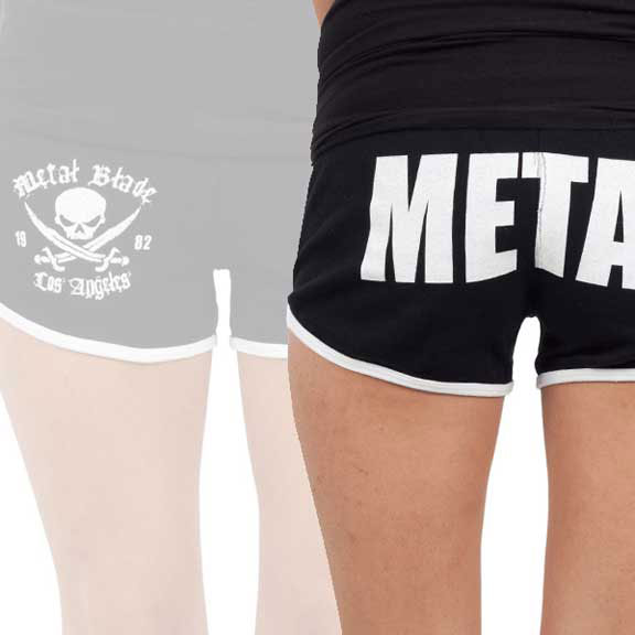 Metal Blade Records Metal Booty Shorts Front