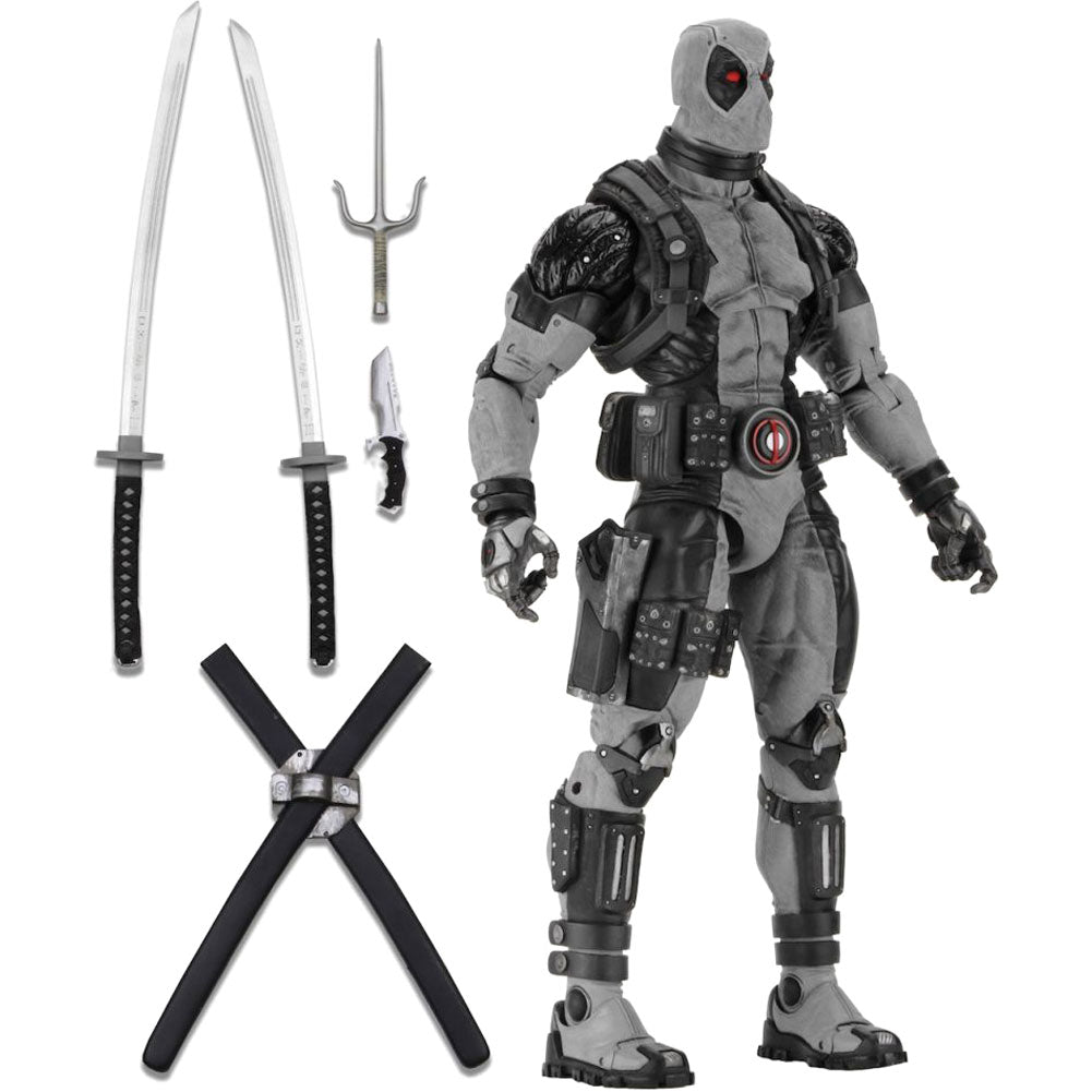 1/4 Scale X-Force Deadpool Action Figure Back