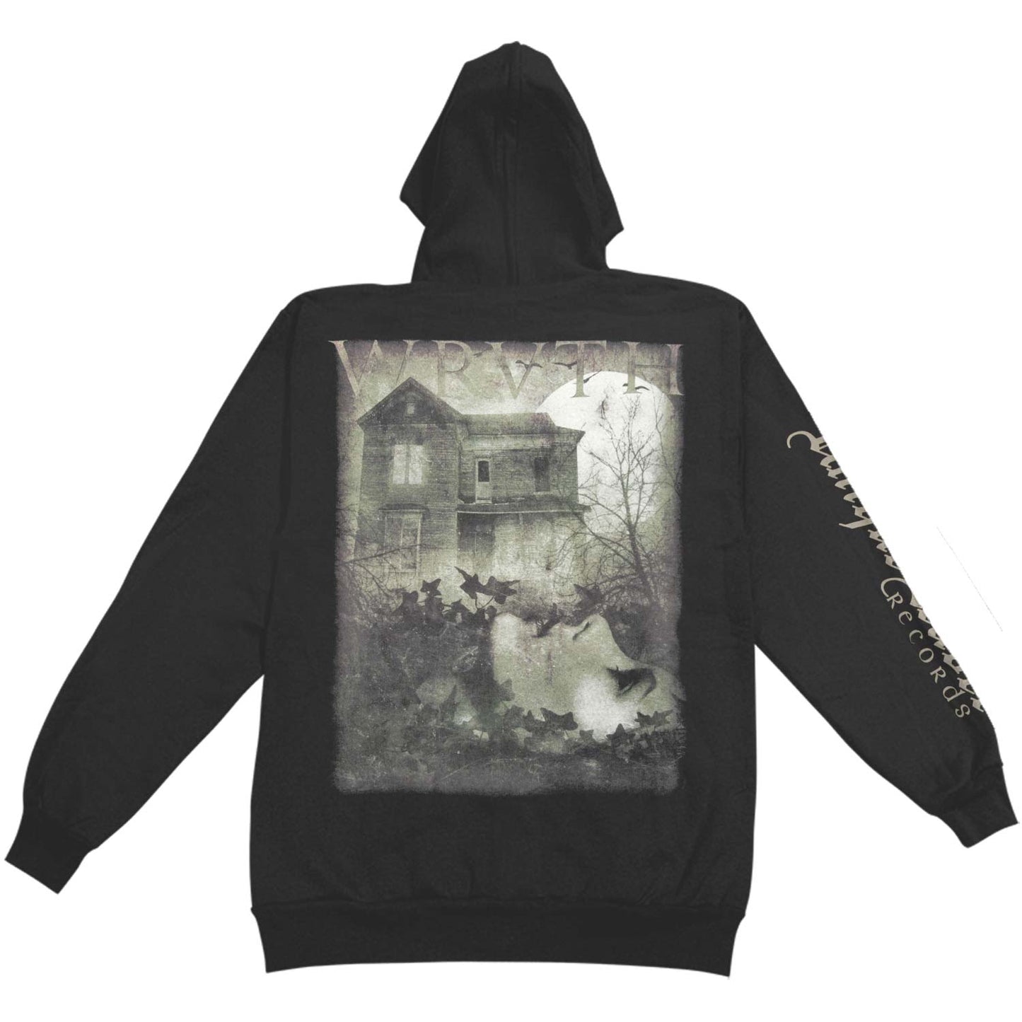 Wrvth Zippered Hooded Sweatshirt Back