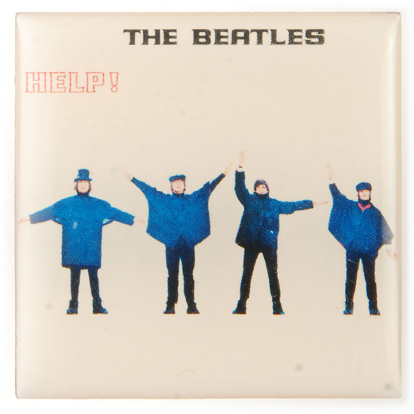 Beatles Help! Pewter Pin Badge