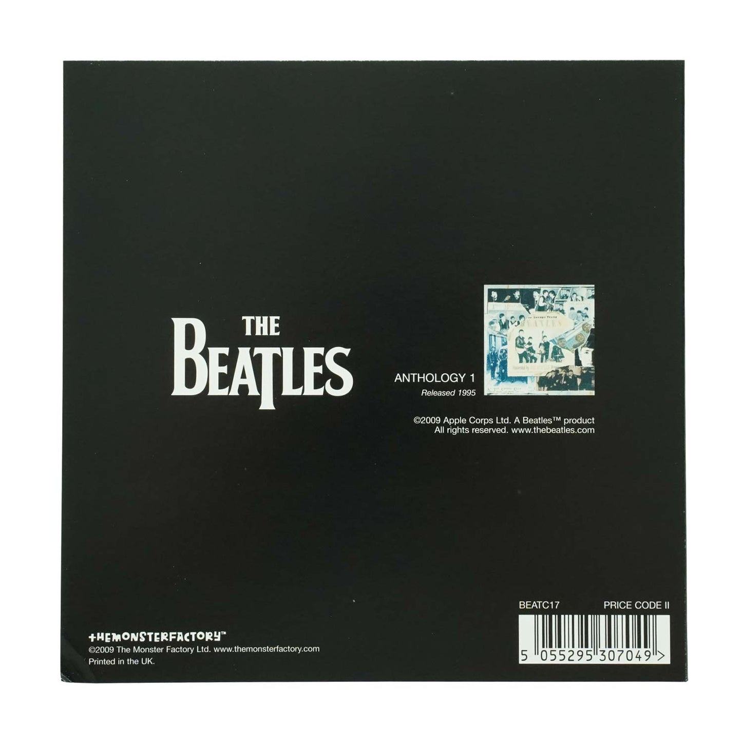 Beatles Anthology 1 Post Card Back