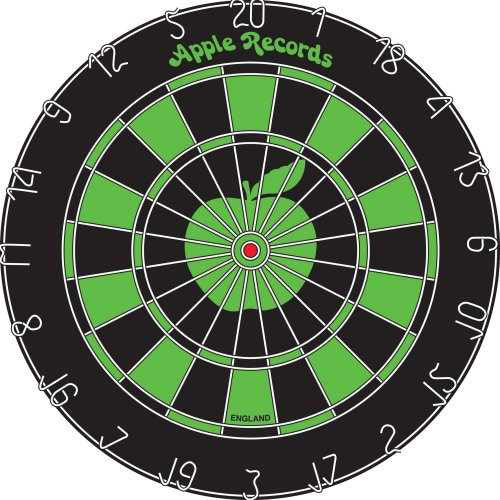 Beatles Apple Dart Board