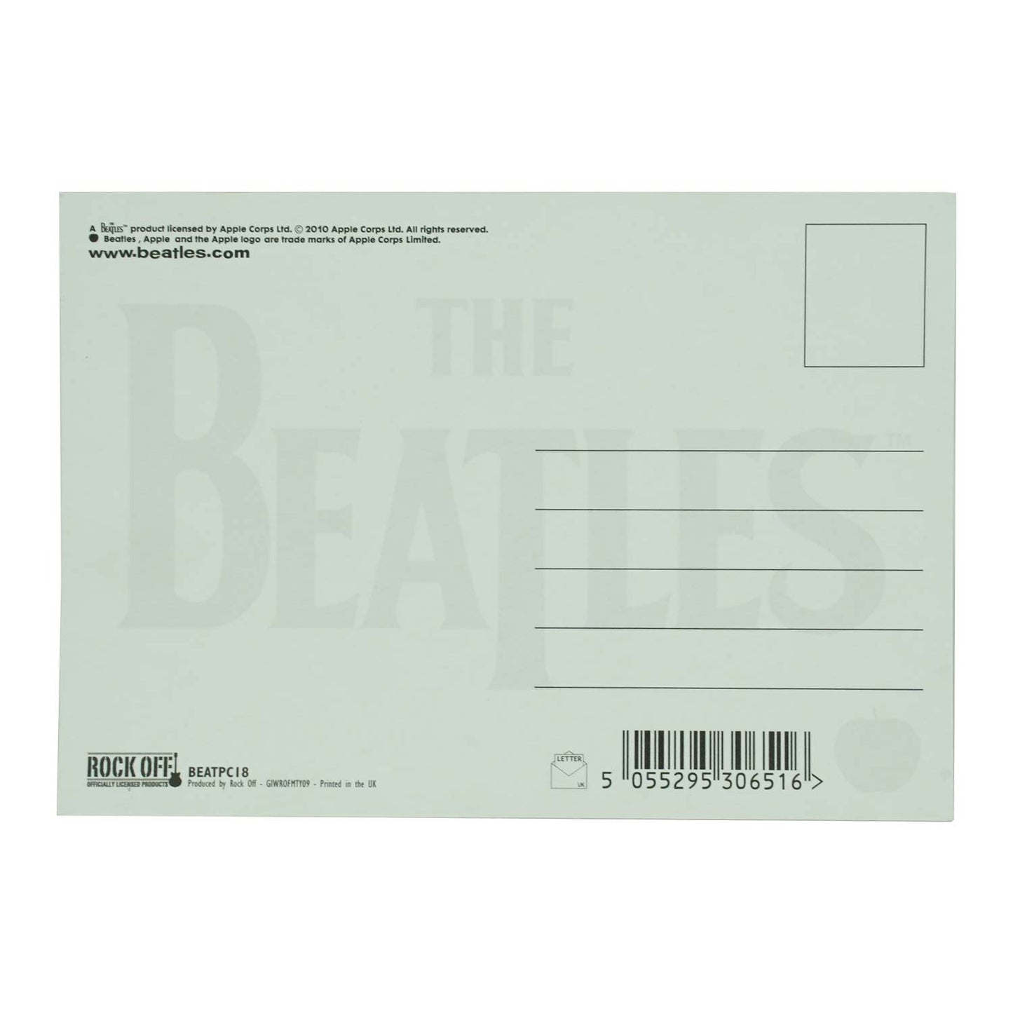 Beatles Anthology 2 Post Card Back