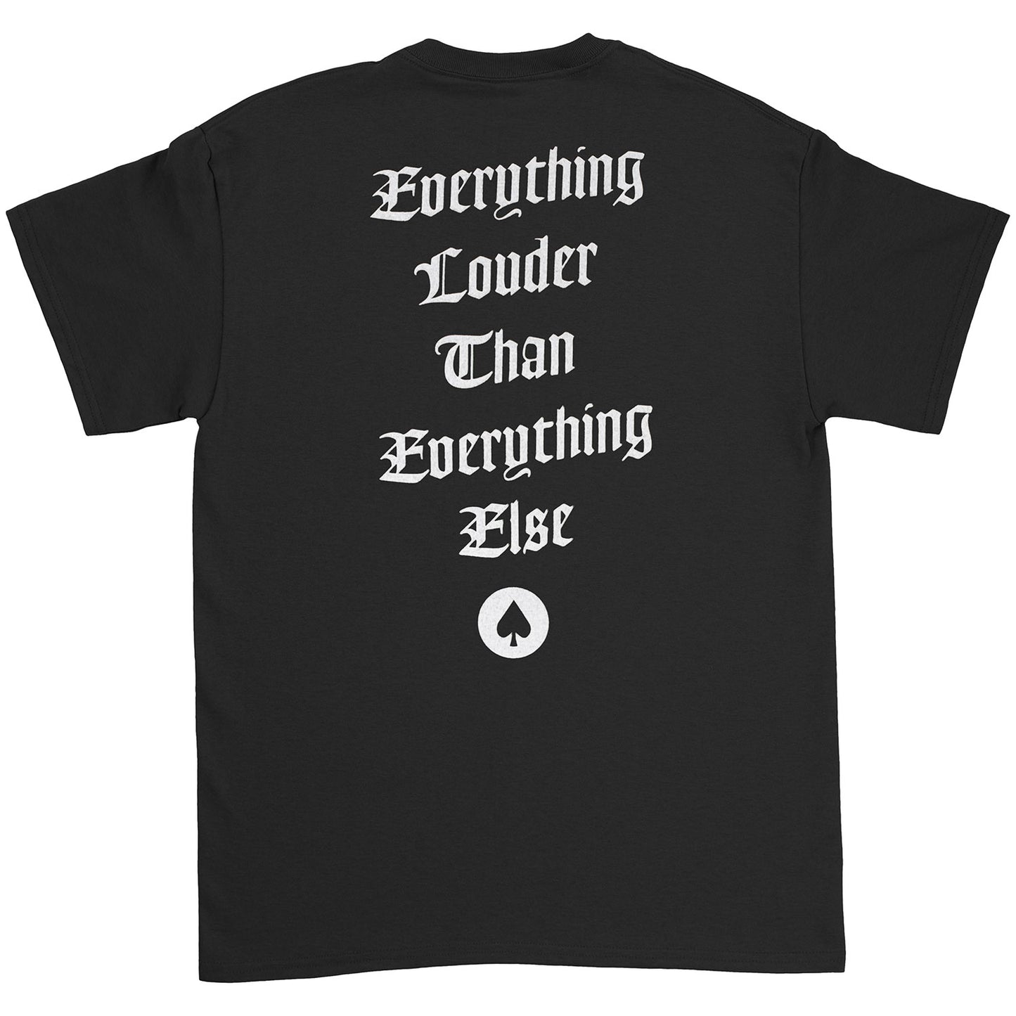 Motorhead Classic White England Logo T-shirt Back