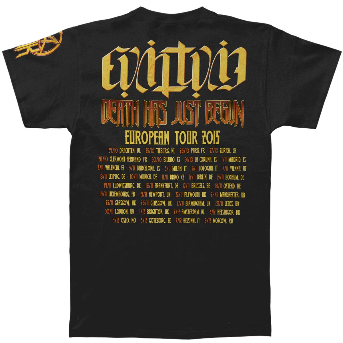 Anthrax Evil Twin T-shirt Back