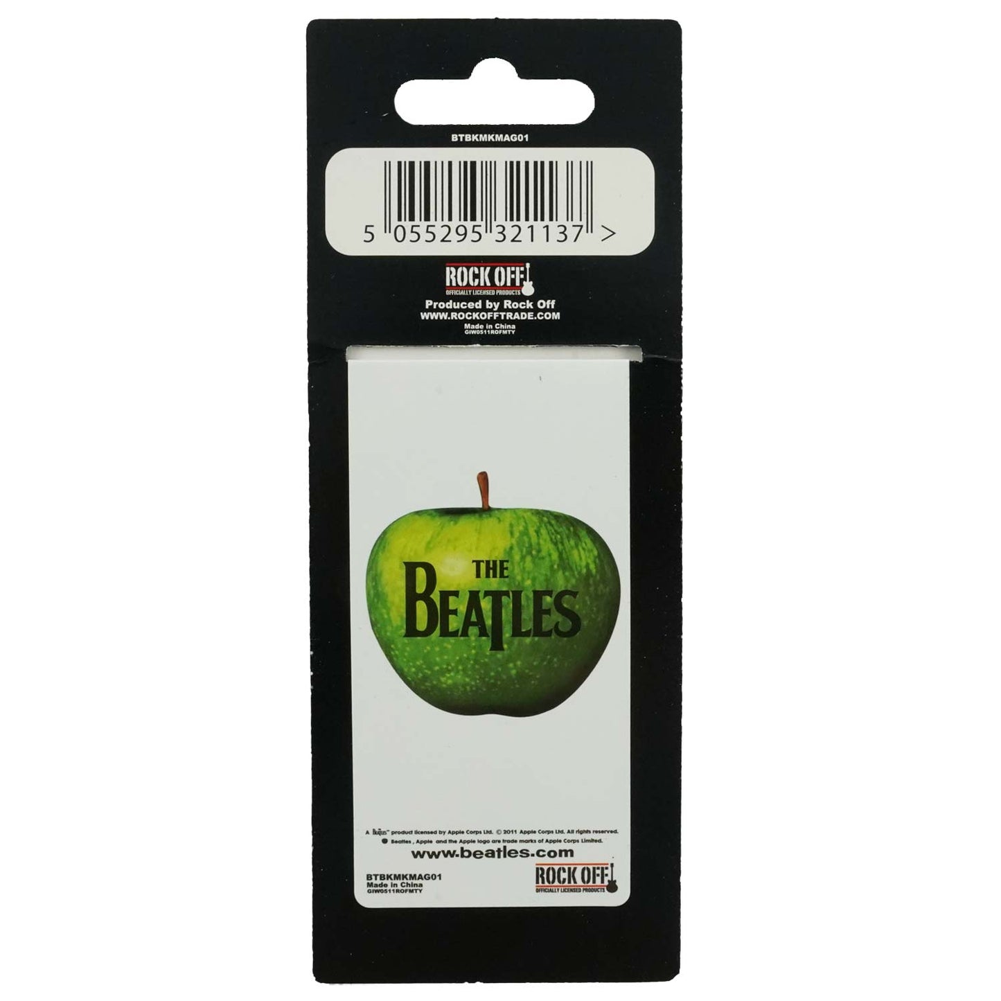 Beatles Drum Head Magnetic Bookmark School Supplies Back