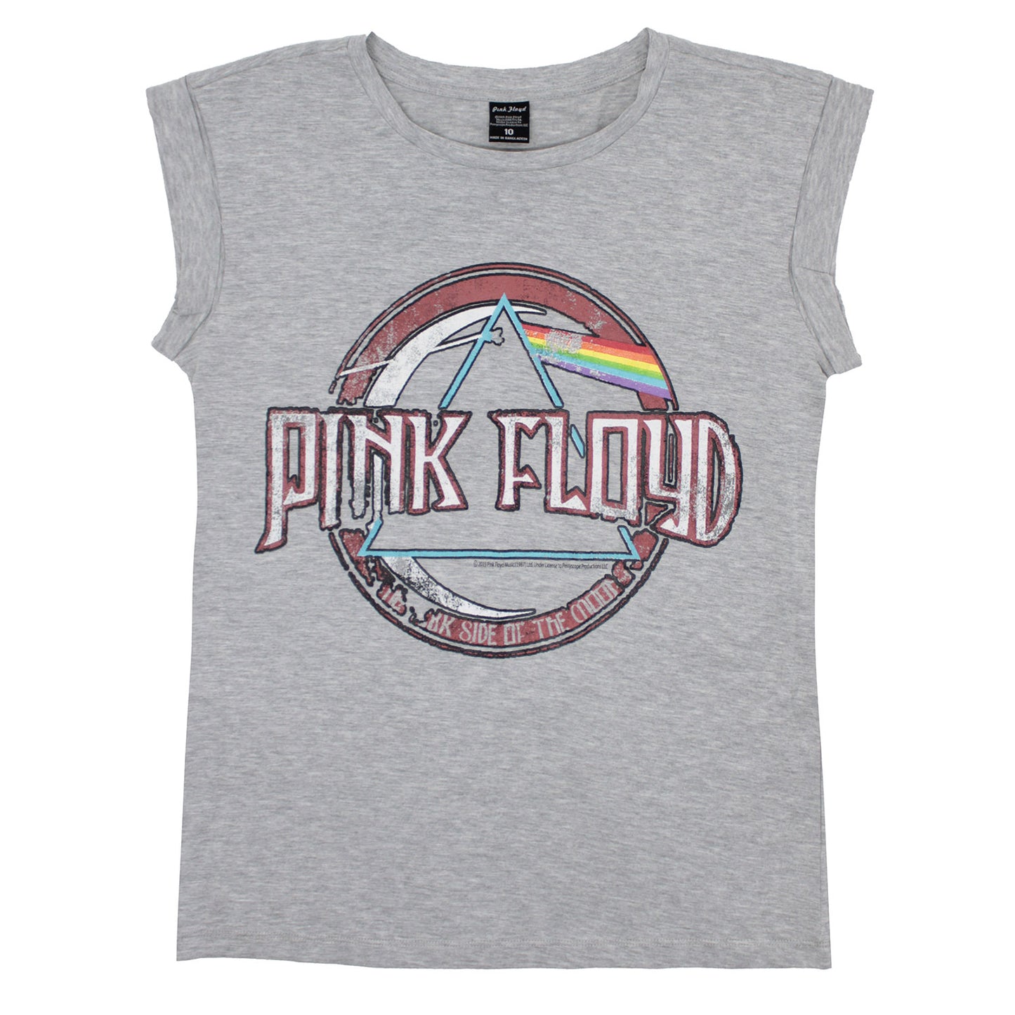 Pink Floyd Vintage Mirage Prism Sleeveless Youth Tee T-shirt Front