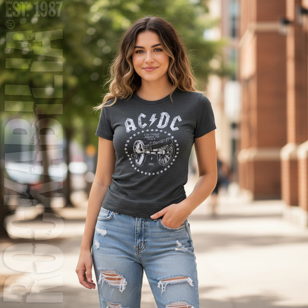 AC/DC N.A. We Salute You Junior Baby Doll Junior Top Alt 2