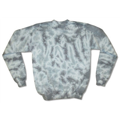 AC/DC Pink Logo Tie Dyed Youth Crew Neck Crew Neck Fleece Sweatshirt Back