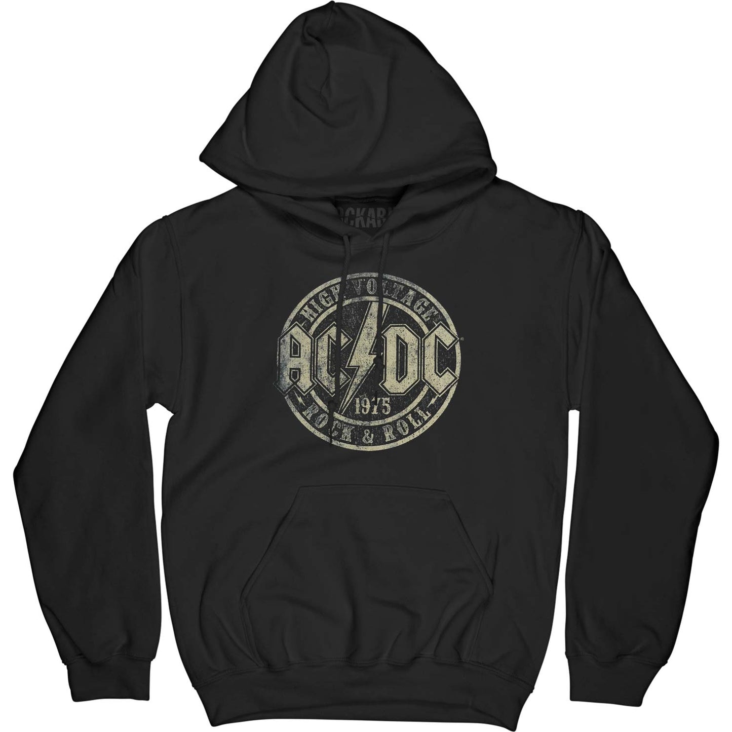 AC/DC High Voltage Circle Seal Hooded Sweatshirt Front