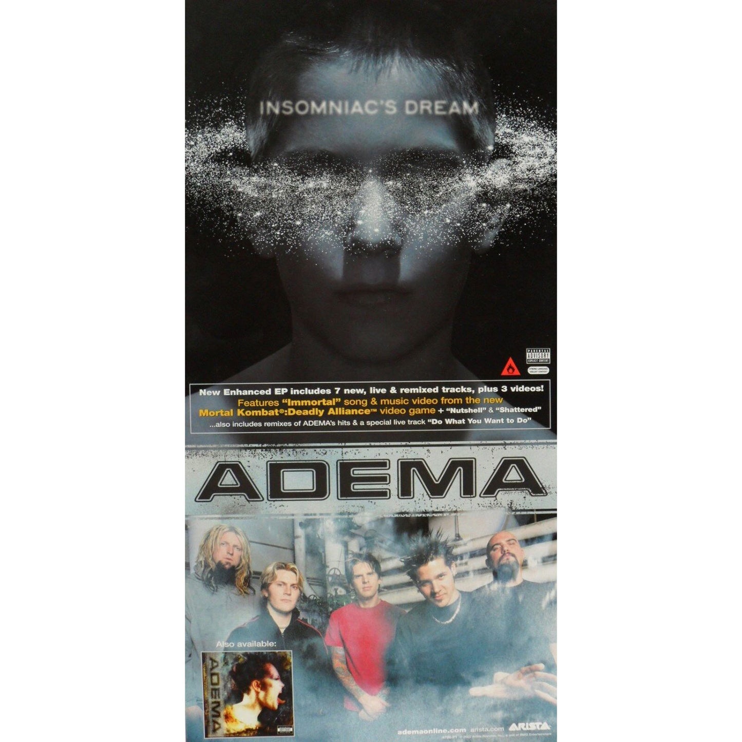 Adema Concert Promo Poster Front