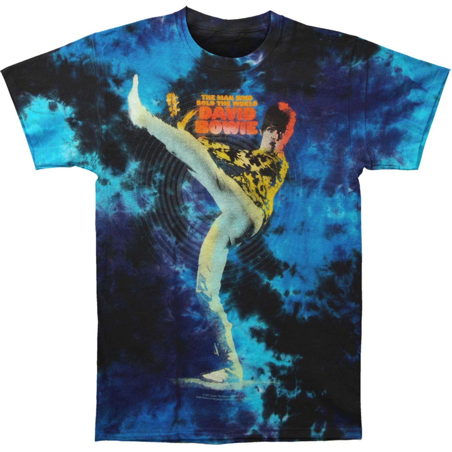 David Bowie Bowie Kick Tie Dye T-shirt Front