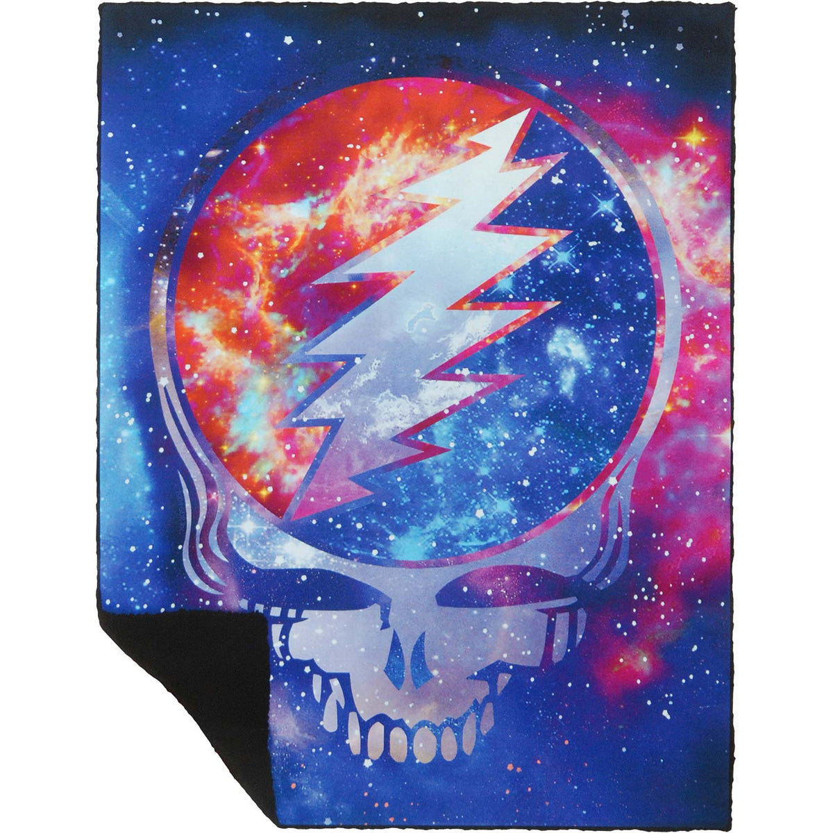 Grateful Dead Cosmic Stealie Fleece Blanket Front