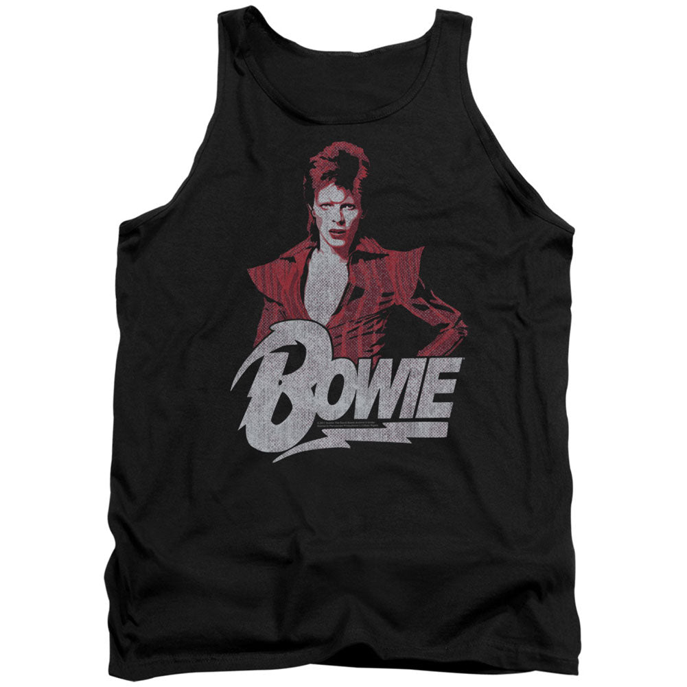 David Bowie Diamond David Mens Tank Front