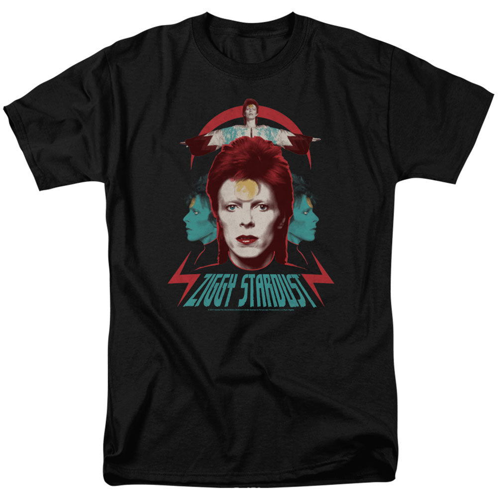 David Bowie Ziggy Heads Adult T-shirt