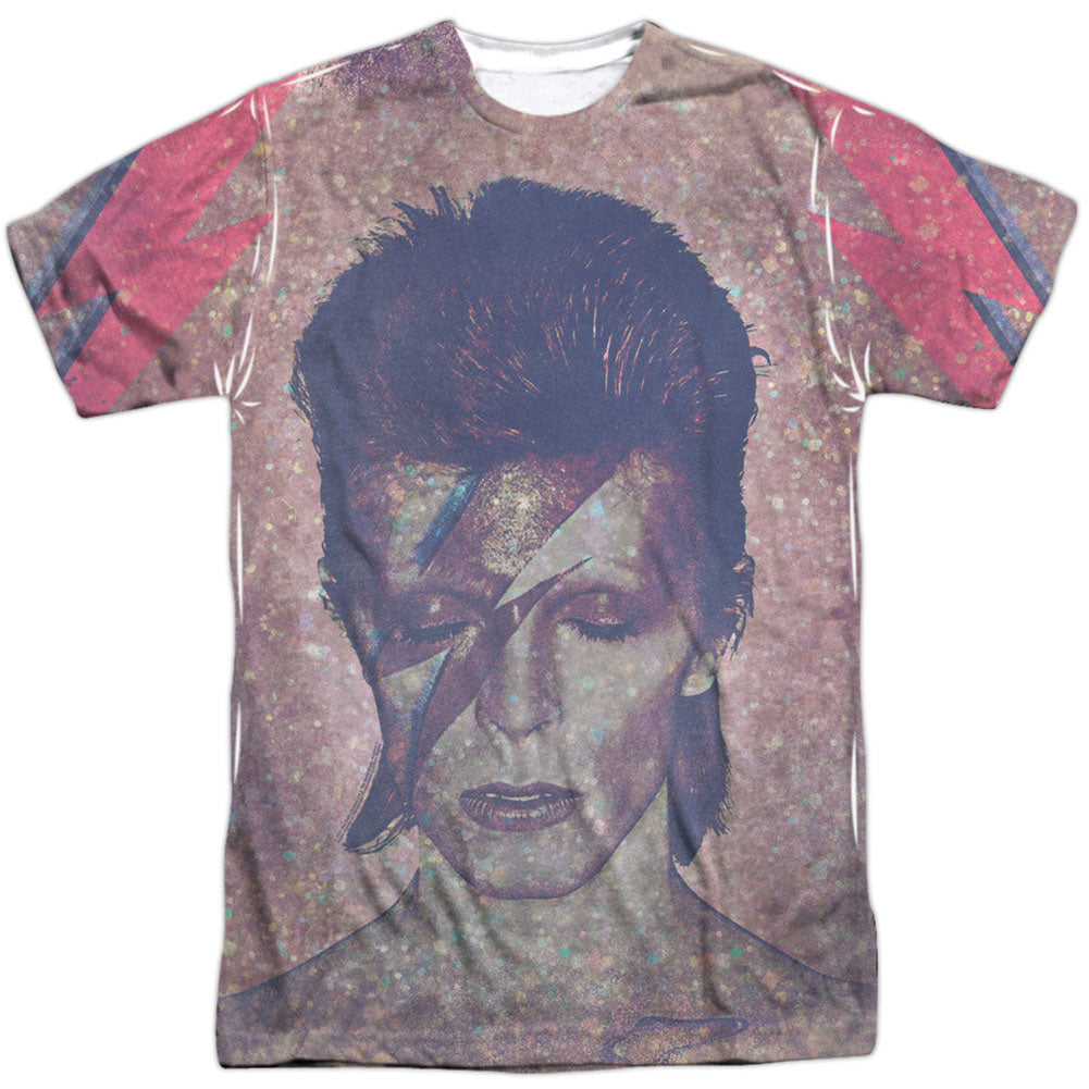 David Bowie Glam 100% Poly Sublimation T-shirt
