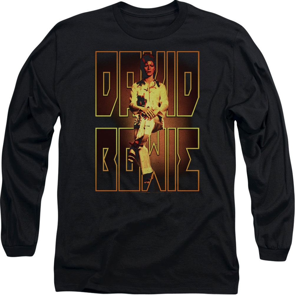 David Bowie Perched Long Sleeve Front