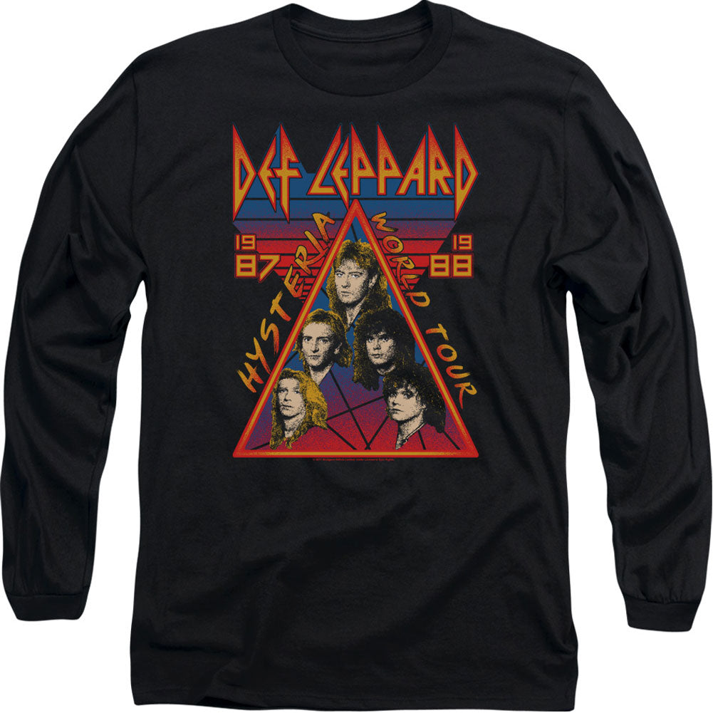 Def Leppard Hysteria Tour Long Sleeve Front