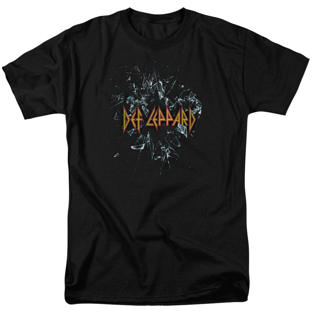 Def Leppard Broken Glass Adult T-shirt