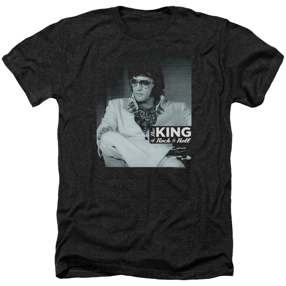 Elvis Presley Good To Be Adult Heather 40% Poly T-shirt