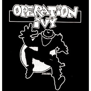 Operation Ivy Ska Man Cloth Back Patch Front