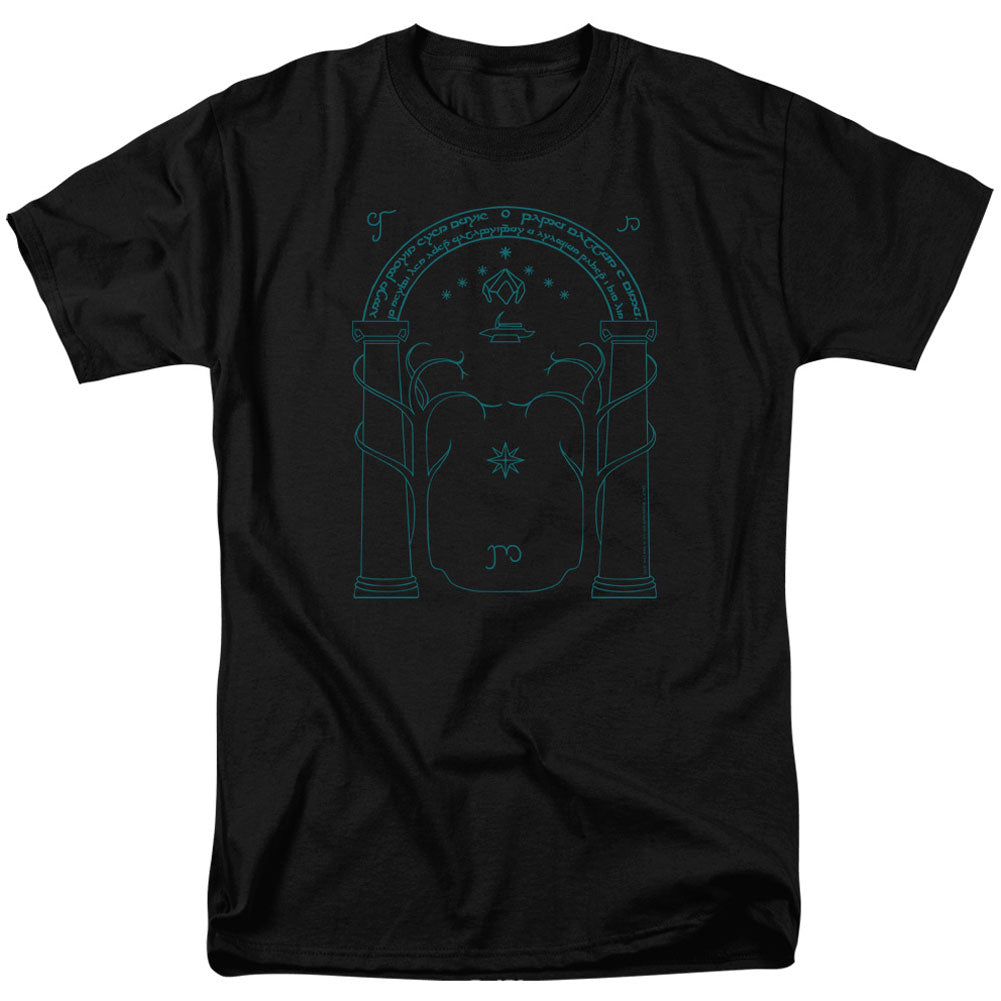 Lord Of The Rings Doors Of Durin Adult T-shirt Front