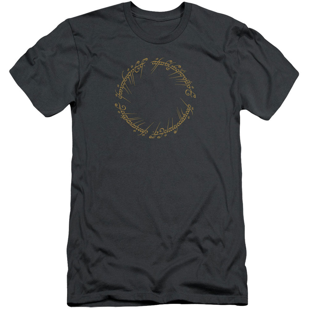 Lord Of The Rings One Ring Premium Canvas Brand Slim Fit T-shirt