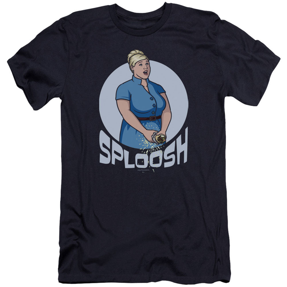 Archer Sploosh Premium Canvas Brand Slim Fit T-shirt Front