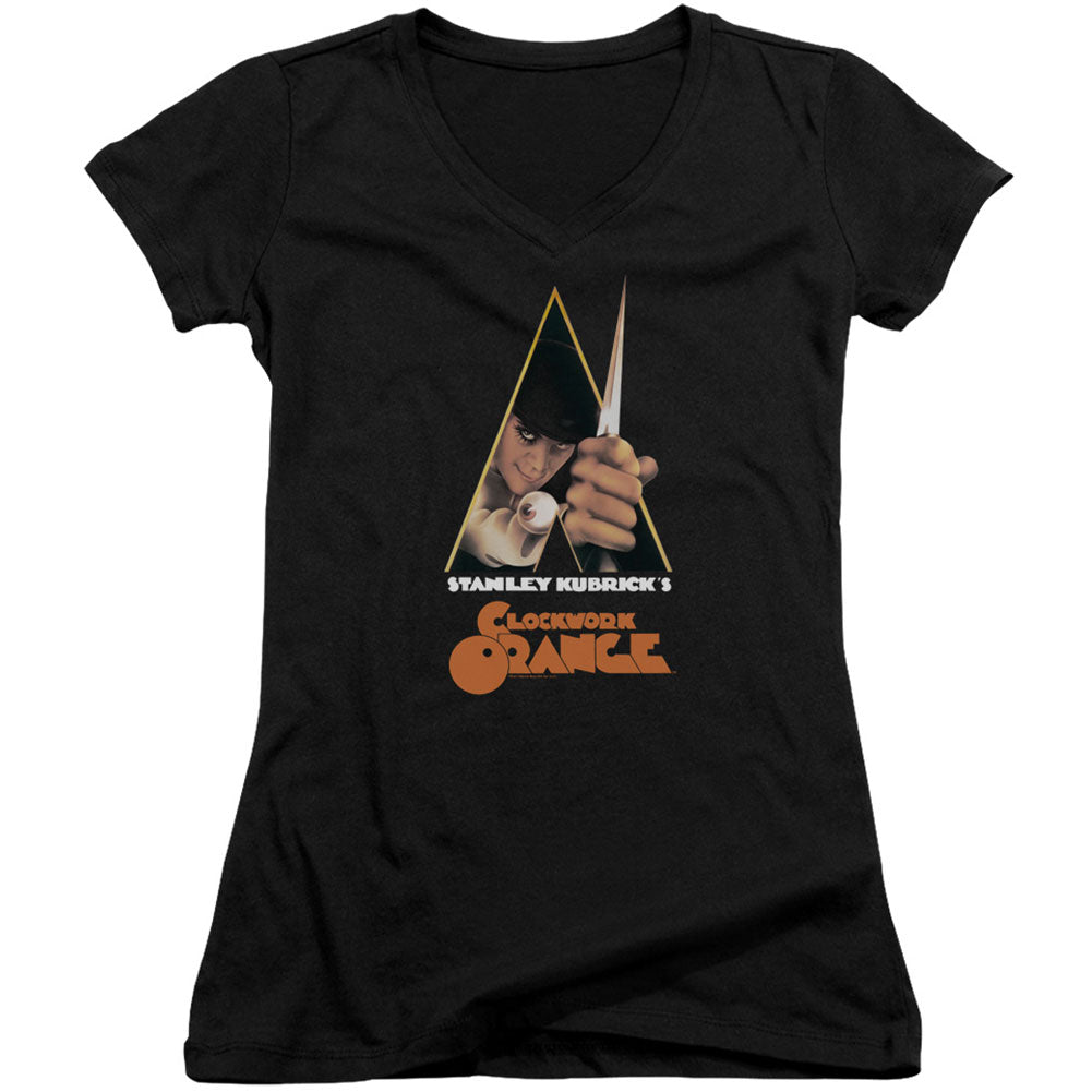 A Clockwork Orange Poster Cap Sleeve Junior Top Front