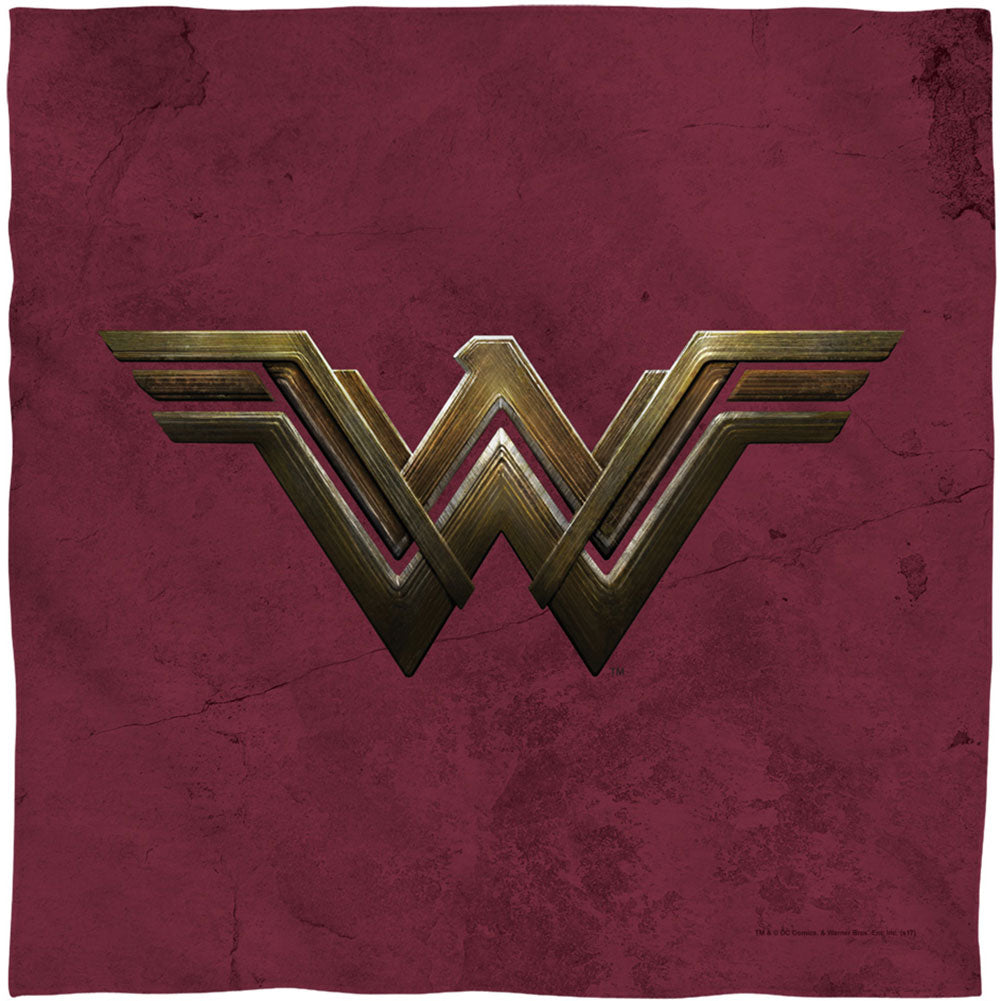 Wonder Woman Emblem 22x22 Bandana Front