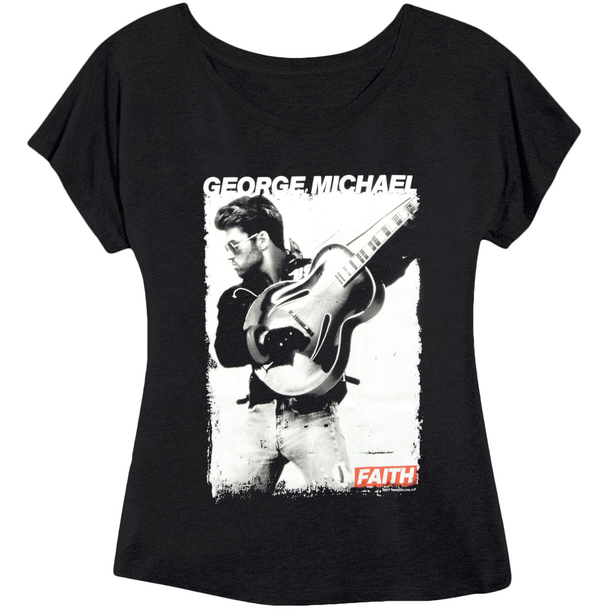 George Michael Vintage Photo Junior Top Front