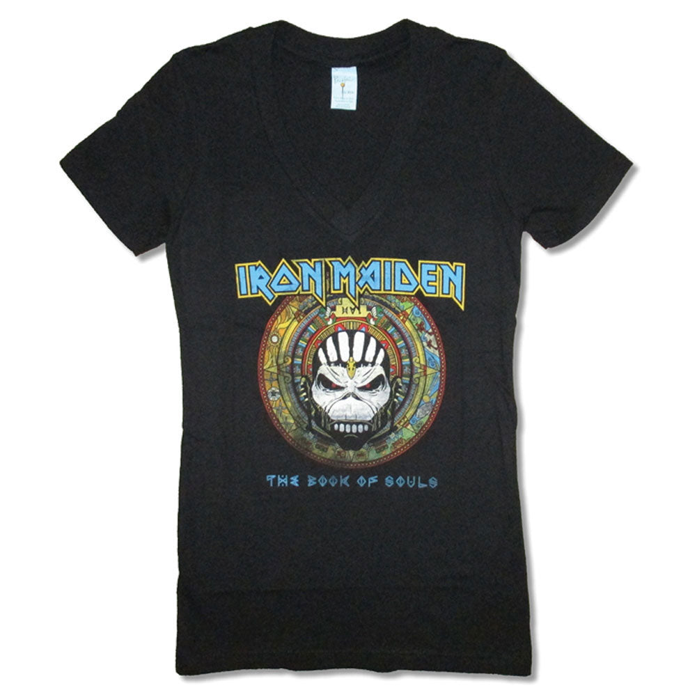 Iron Maiden Book Of Souls Label Junior Top Front