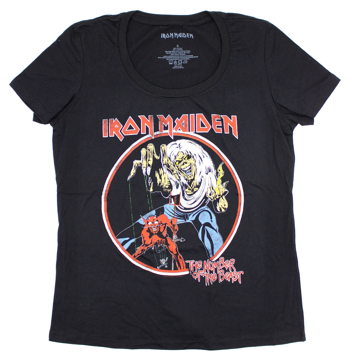 Iron Maiden Circle Beast Junior Top Front