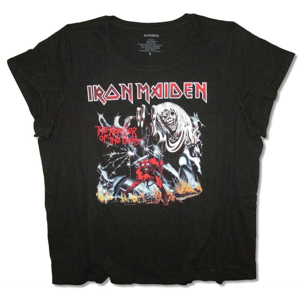 Iron Maiden Number Of The Beast Plus Sizes Junior Top Front