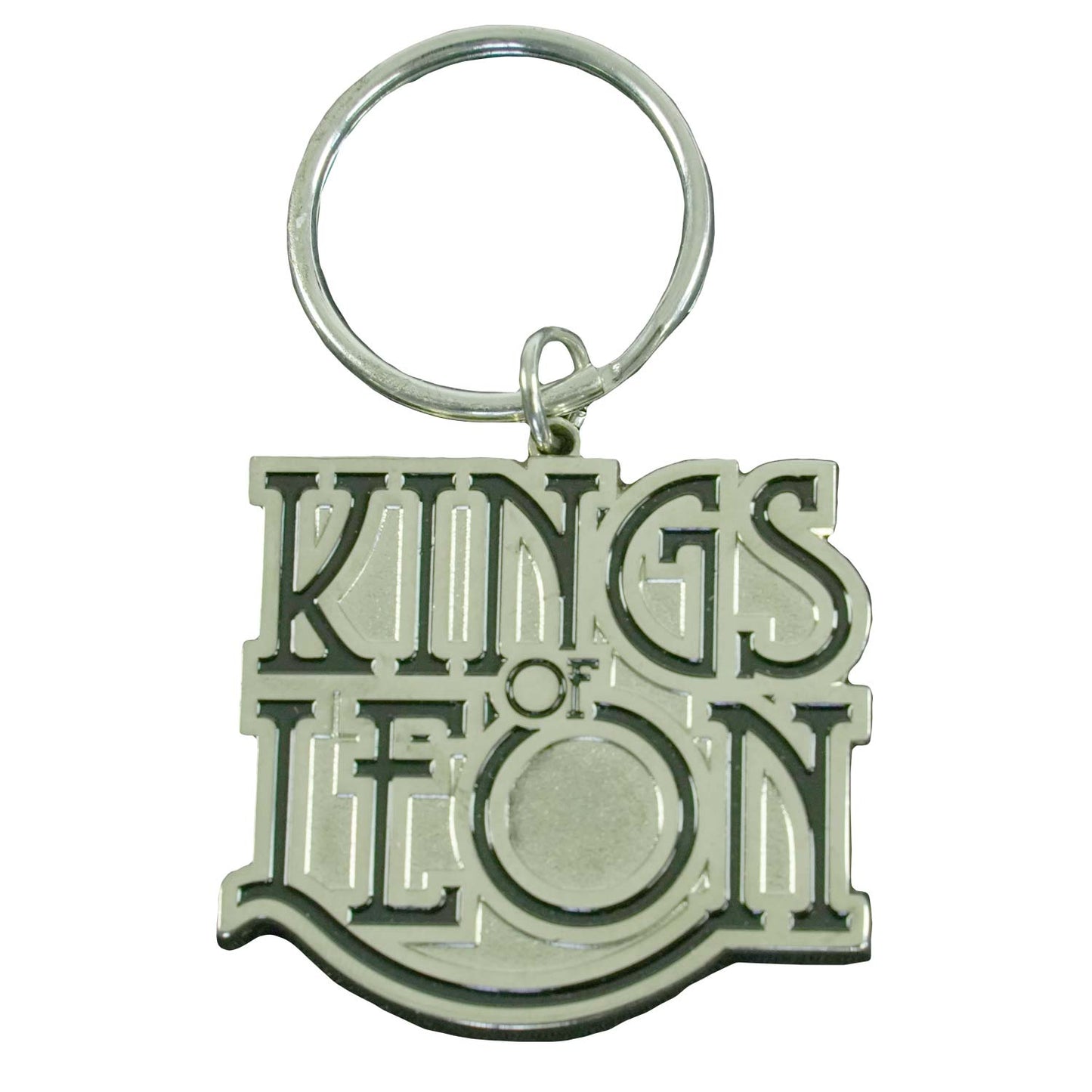 Kings Of Leon Scroll Logo Metal Key Chain Front