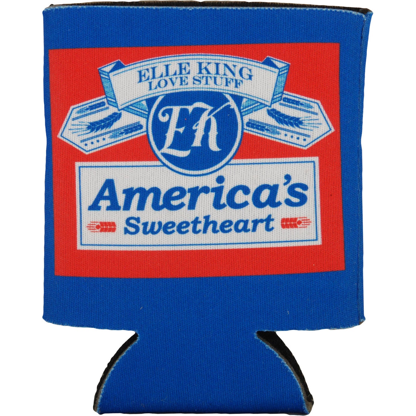 Elle King Beer Label Can Cooler Front